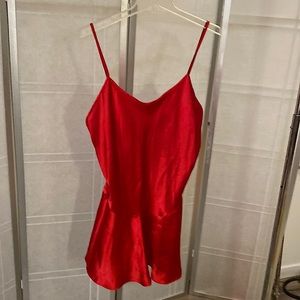 🌺Victoria’s Secret Satin Slip in Red, Size L